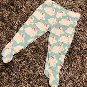 Carters Blue bunny footie pants